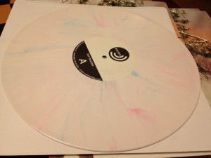 The Jealous Sound white vinyl with pink and blue The Jealous Sound white vinyl with pink and blue
